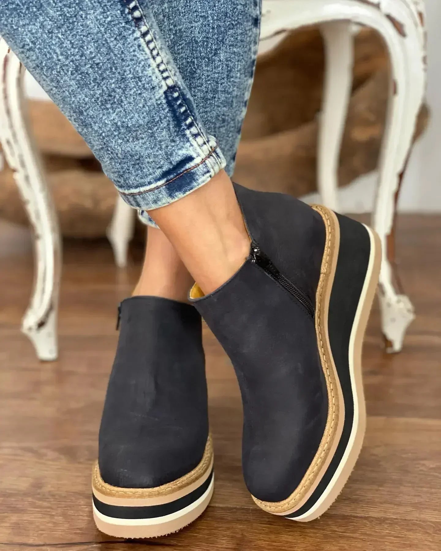 Modern Faux-Suede Boots