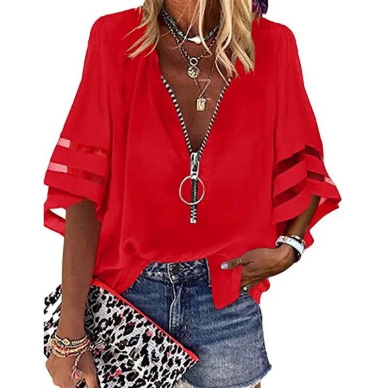 Sunday Wrap Blouse