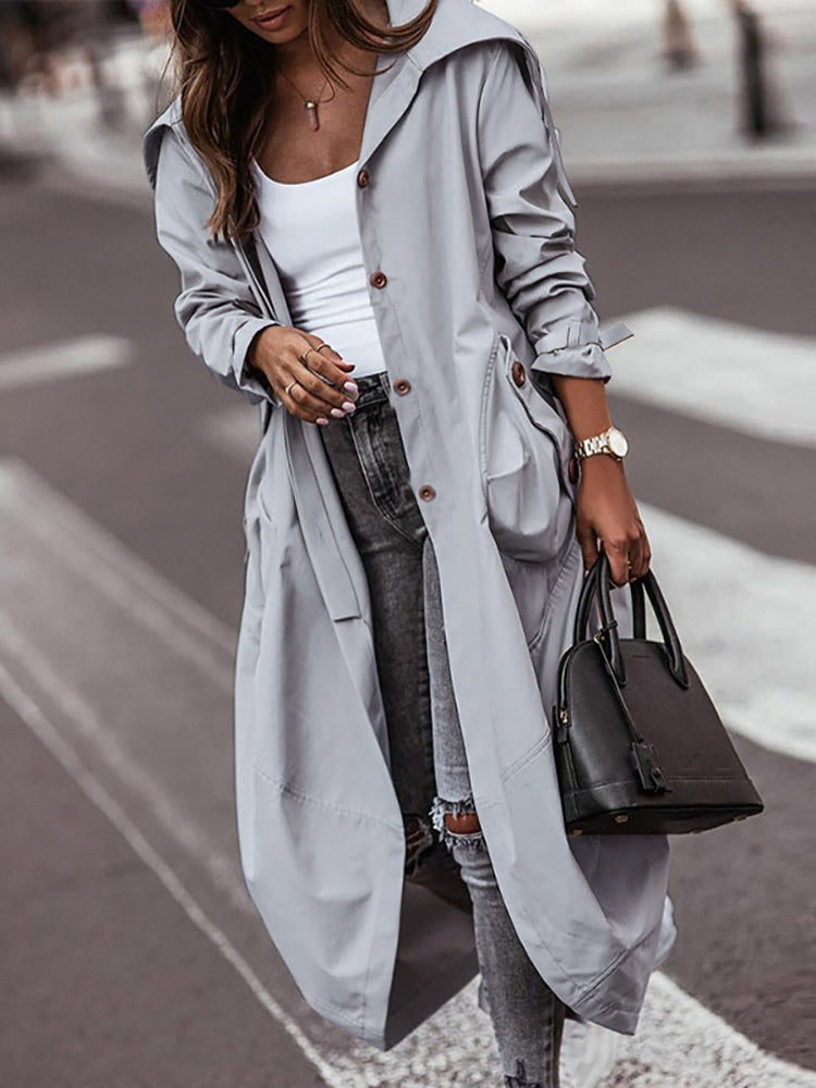 Relaxed Buttoned Coat