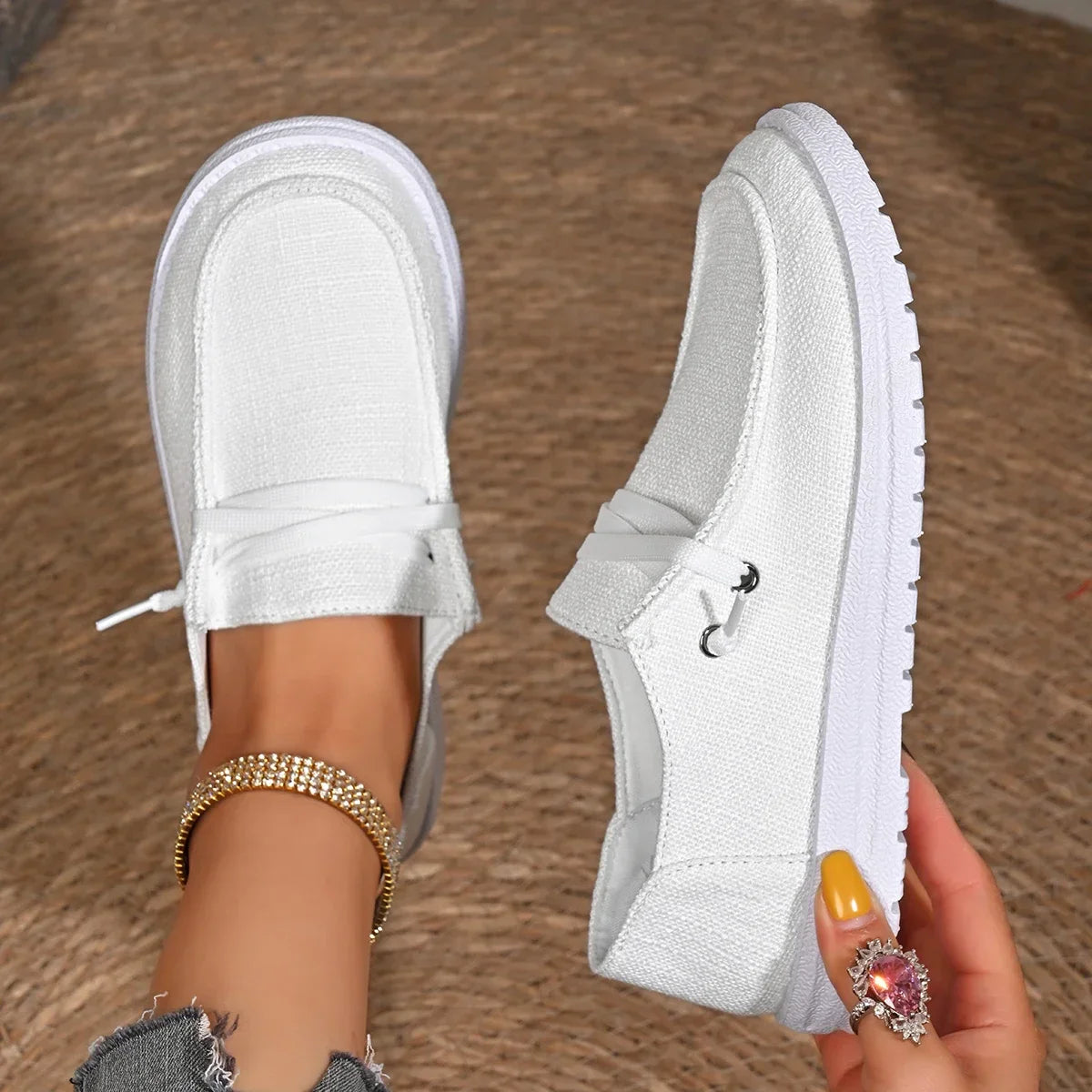 Classic Lace-Up Sneakers