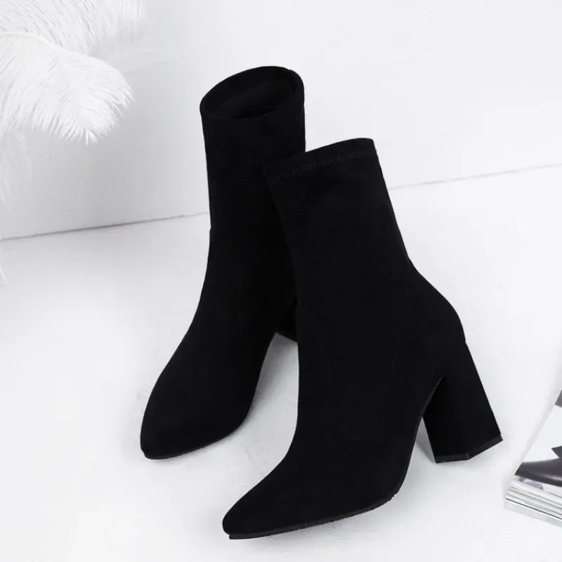 Natural Buckled Boots