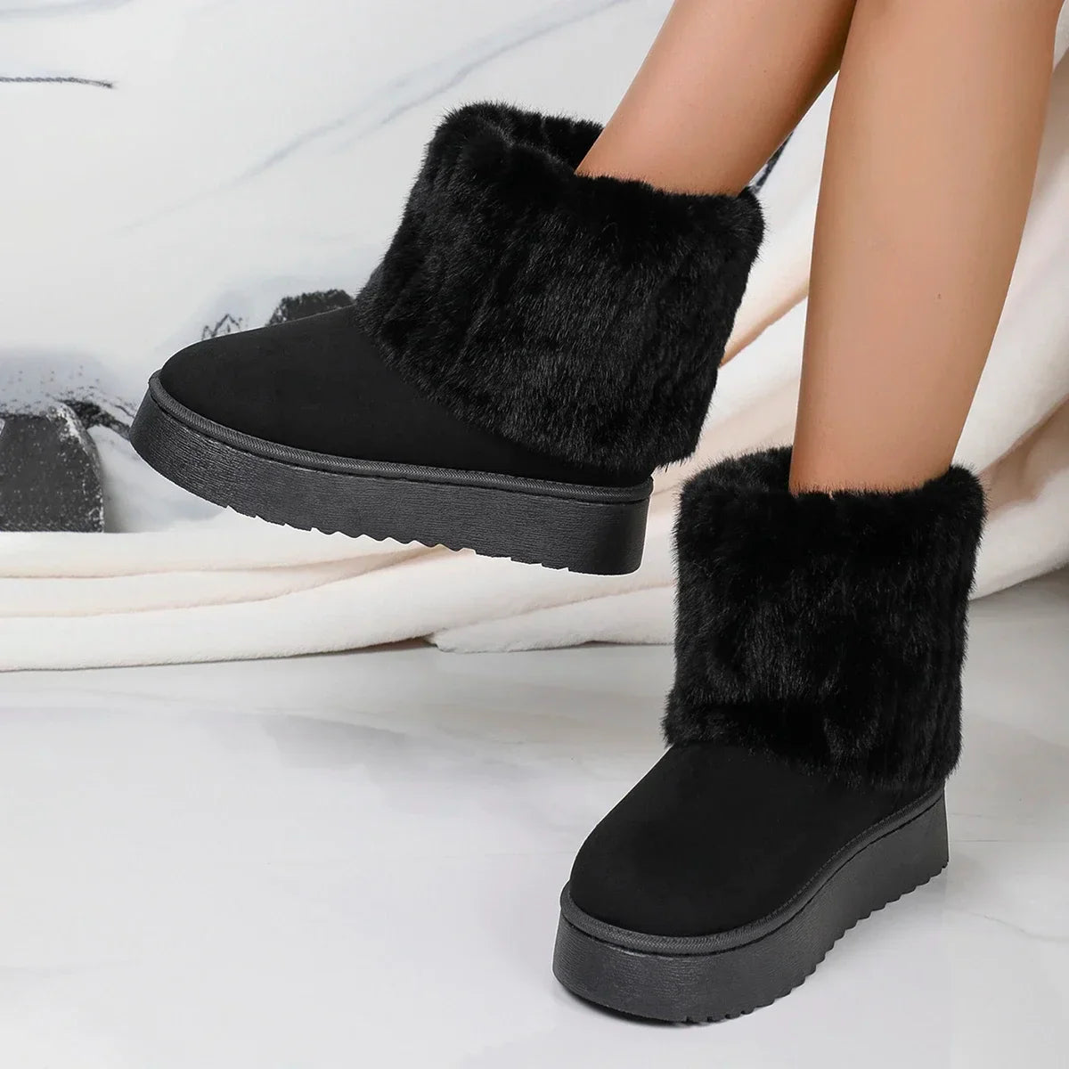 Warm Platform Boots