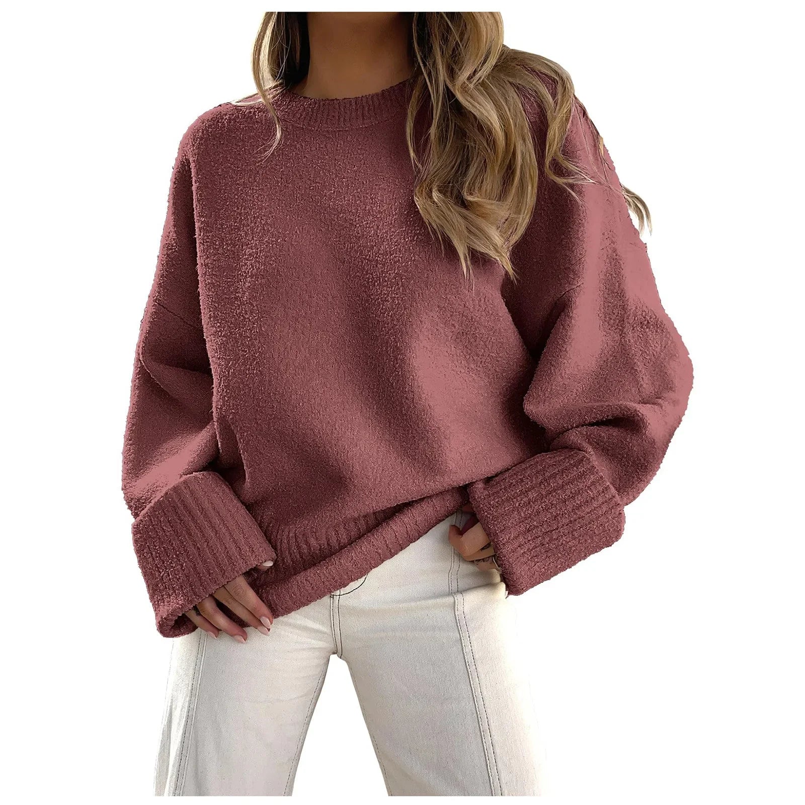 Relaxed Cropped Sweater