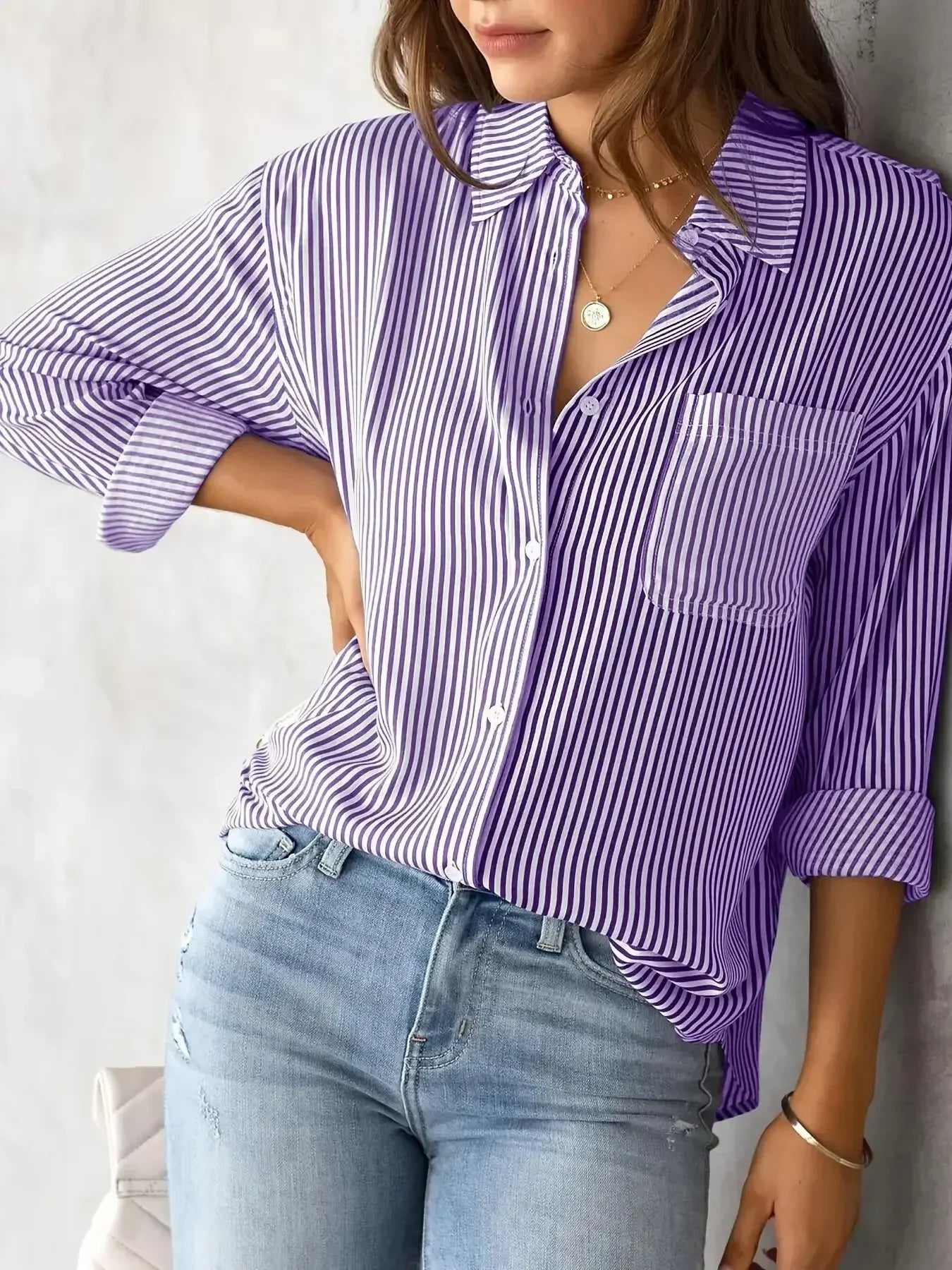 Natural Puff-Sleeve Blouse