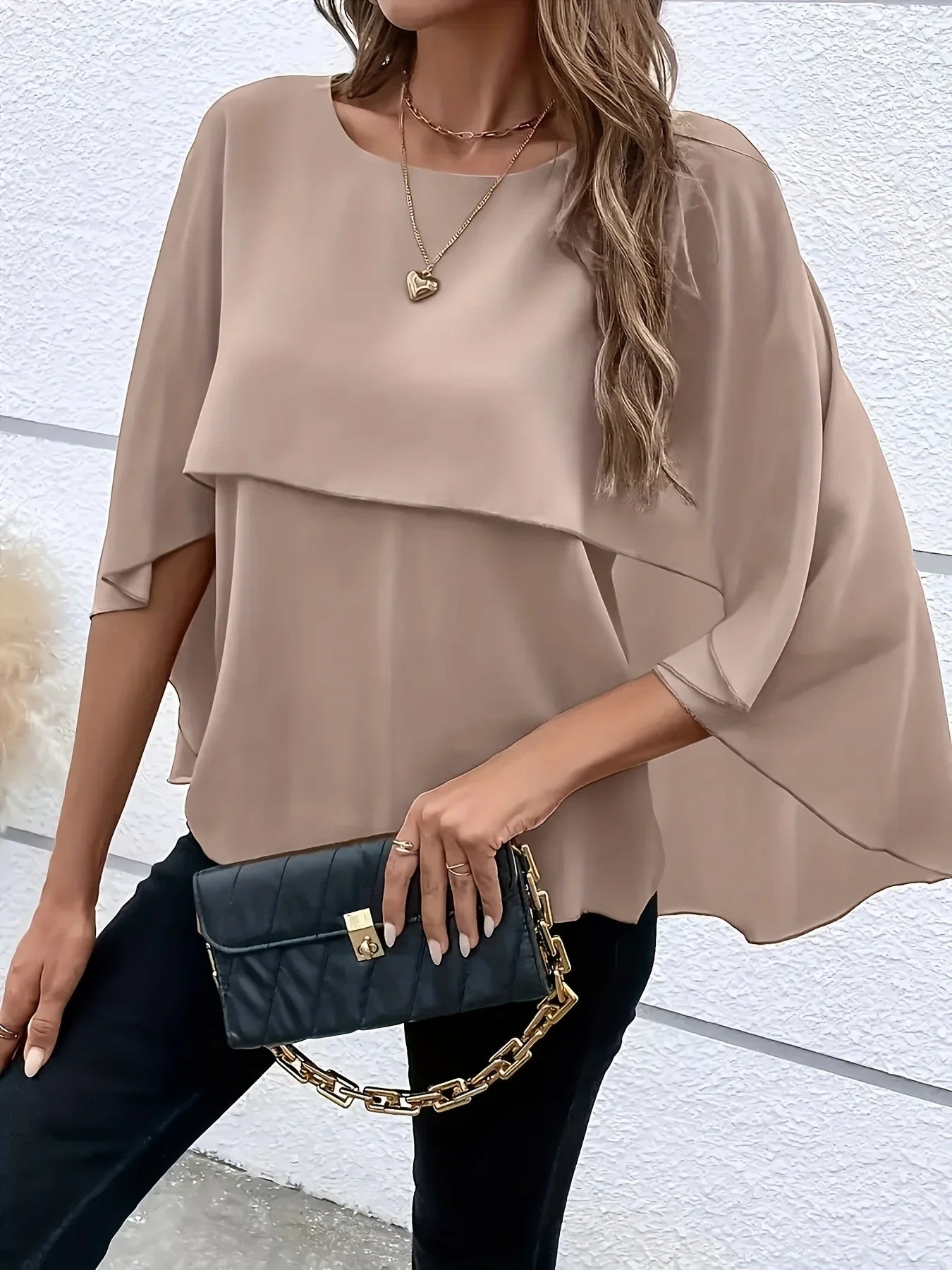 Graceful Buttoned Blouse