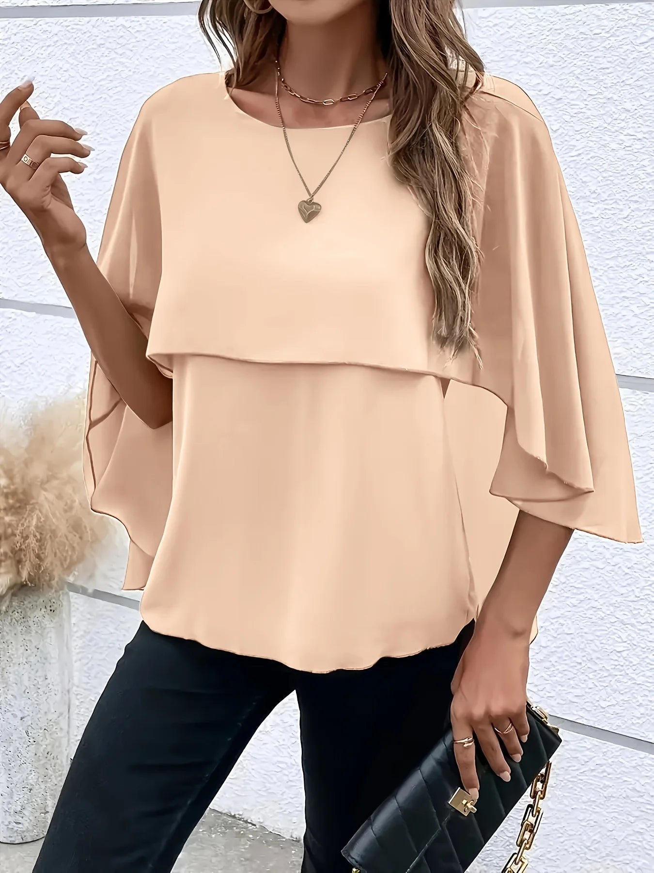 Graceful Buttoned Blouse