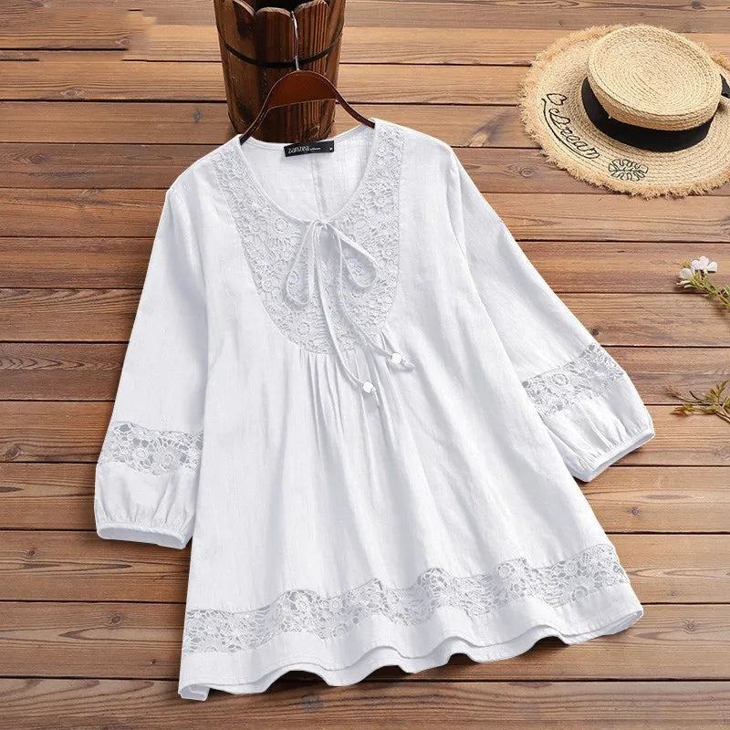 Vintage Peplum Blouse