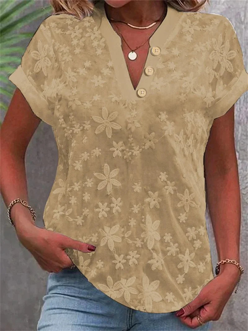 Vintage Buttoned Blouse