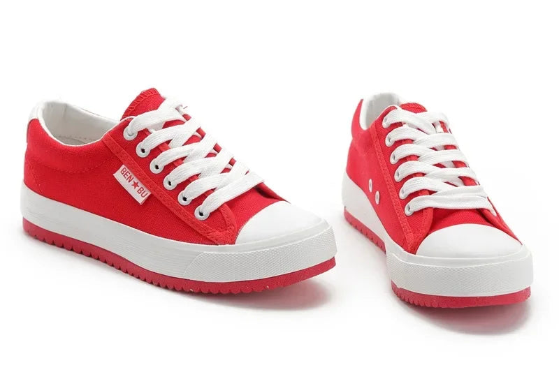 Soft Lace-Up Sneakers