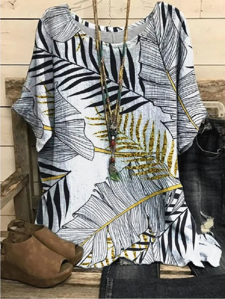 Classic Square-Neck Blouse