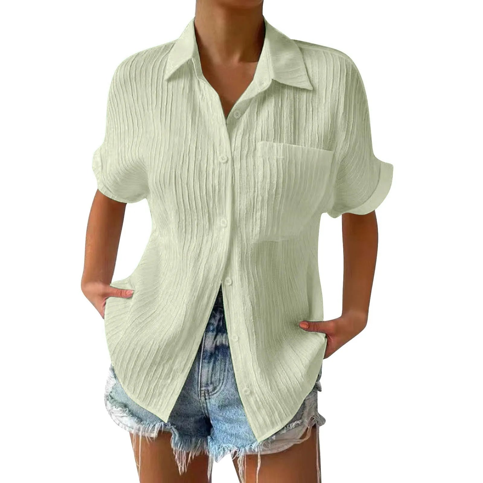 Casual Cotton Blouse