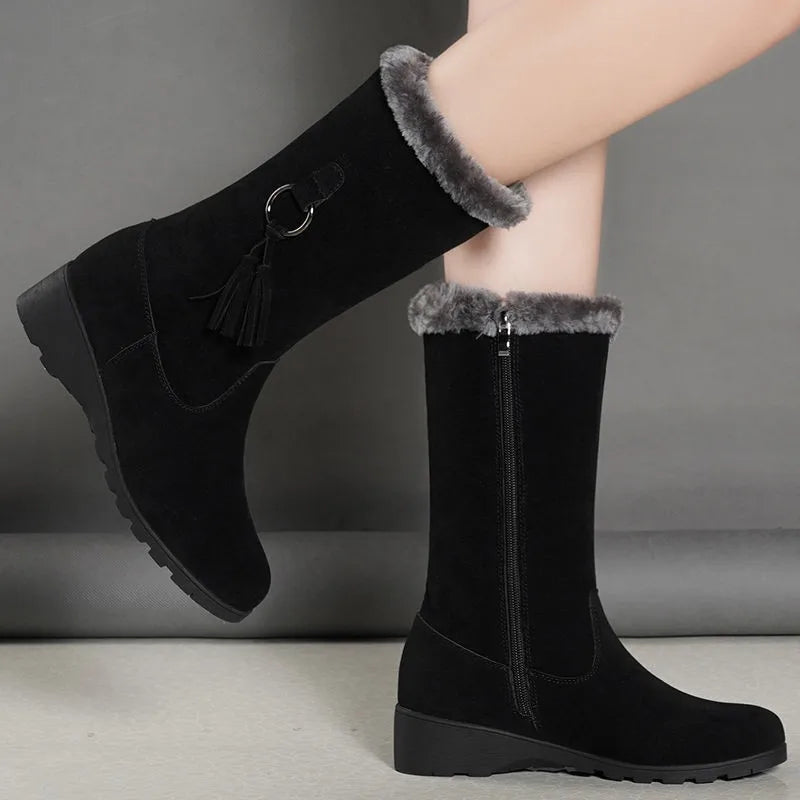Beach Faux-Suede Boots