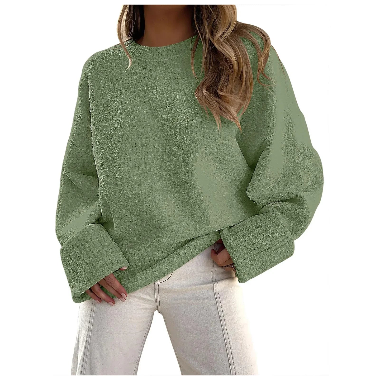 Relaxed Cropped Sweater