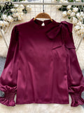 Feminine Buttoned Blouse