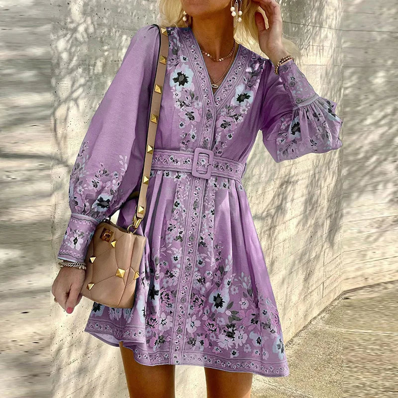 Breezy Puff-Sleeve Dress