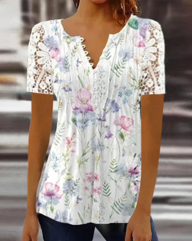 Graceful Wrap Blouse