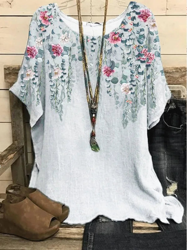 Graceful Eyelet Blouse