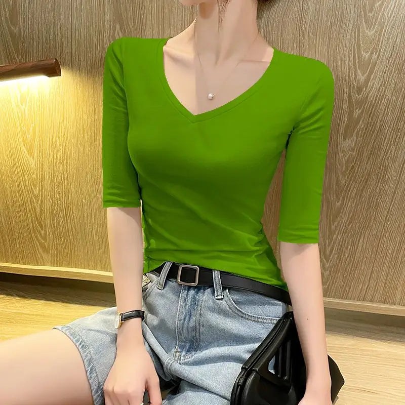 Casual Tie-Neck Blouse