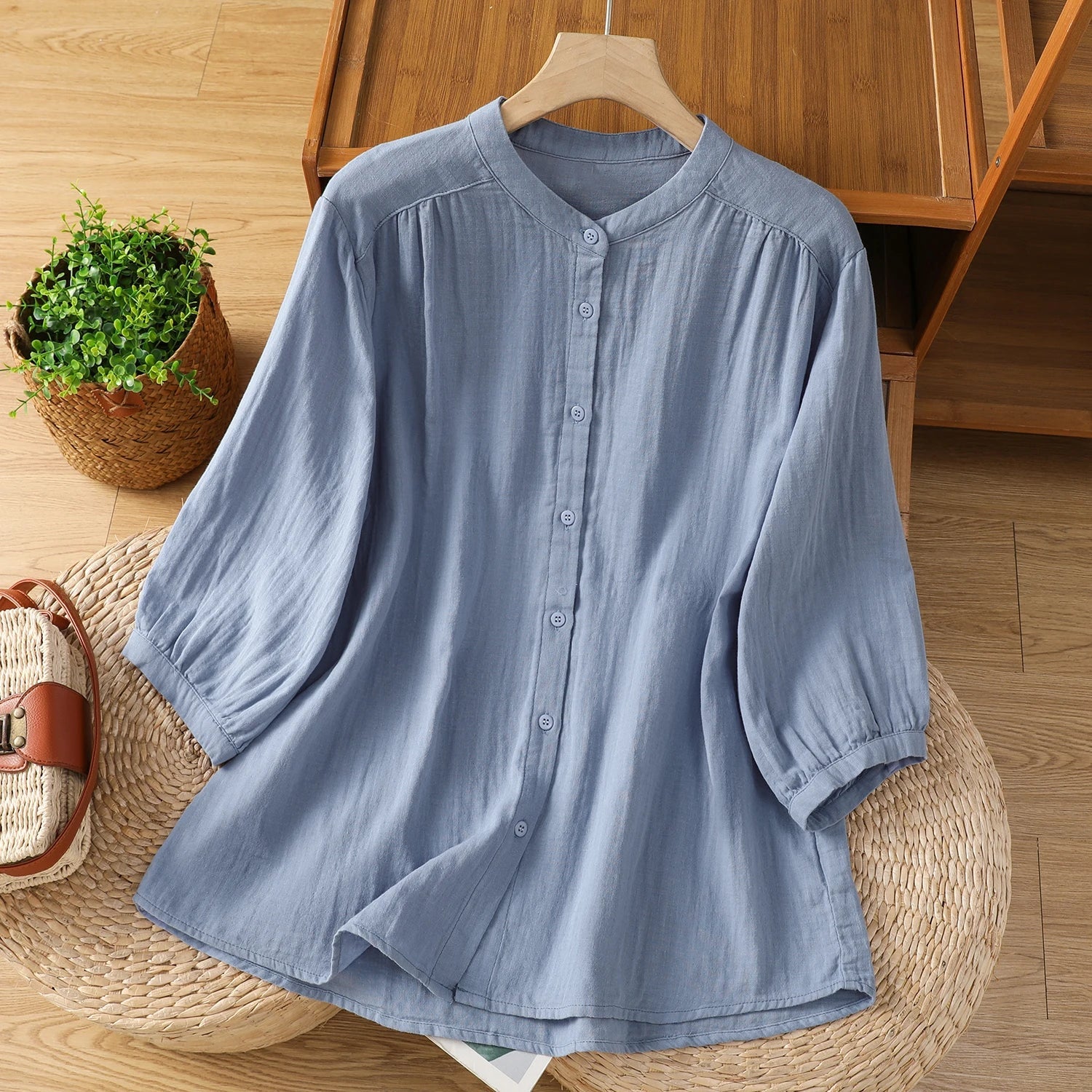 Feminine Embroidered Blouse