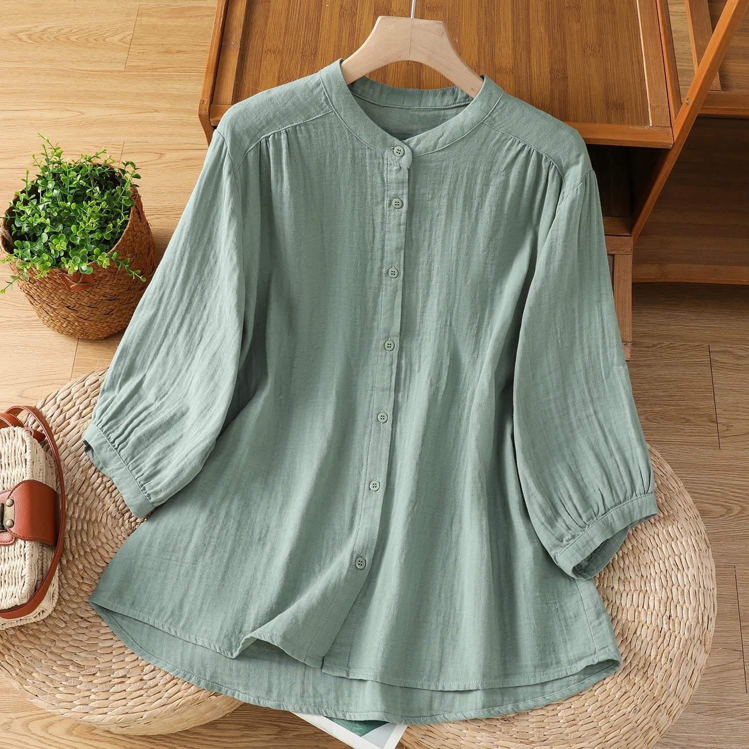 Feminine Embroidered Blouse