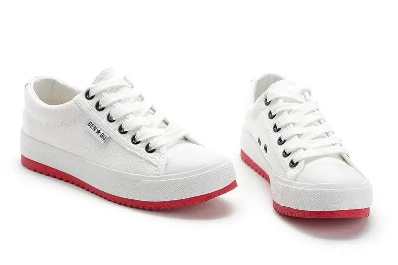 Soft Lace-Up Sneakers