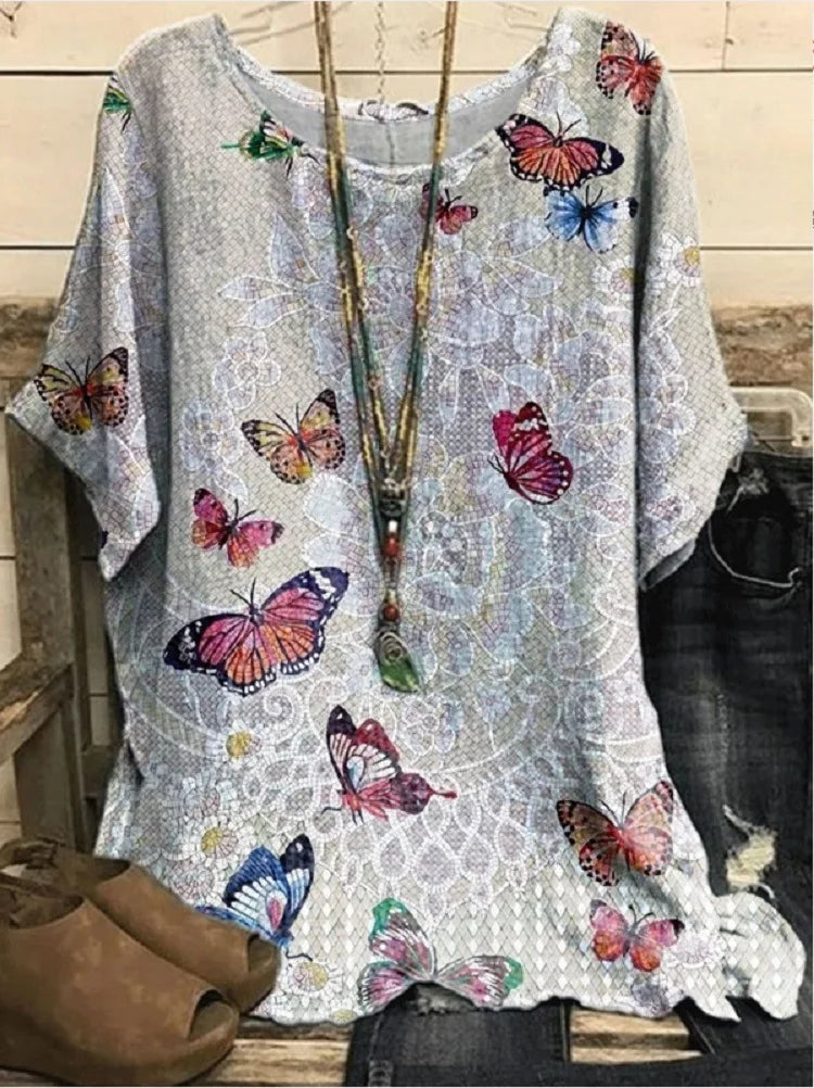 Graceful Eyelet Blouse