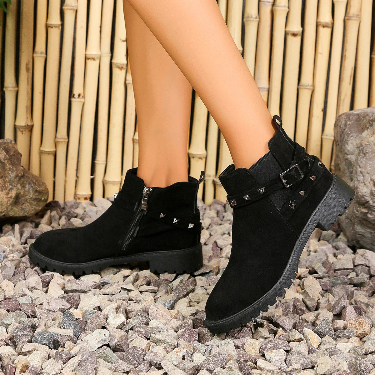 Breezy Lug-Sole Boots