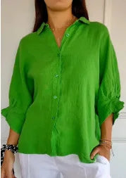Casual Peplum Blouse