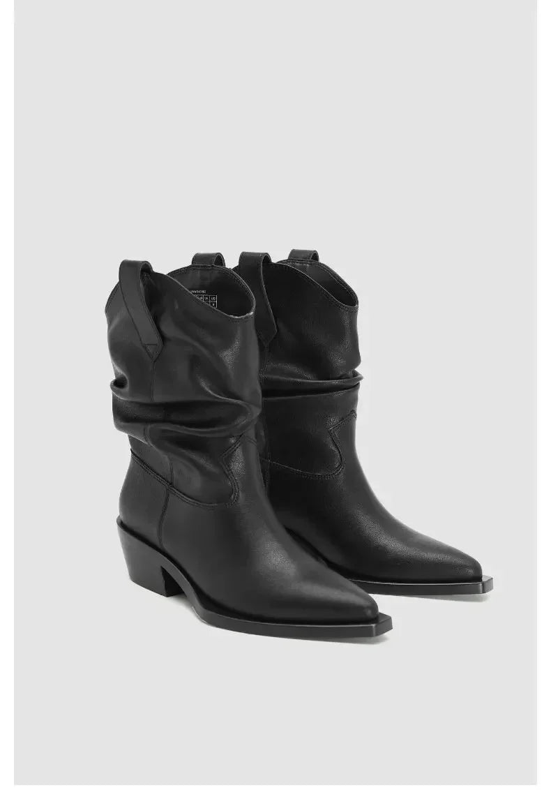 Soft Buckled Boots