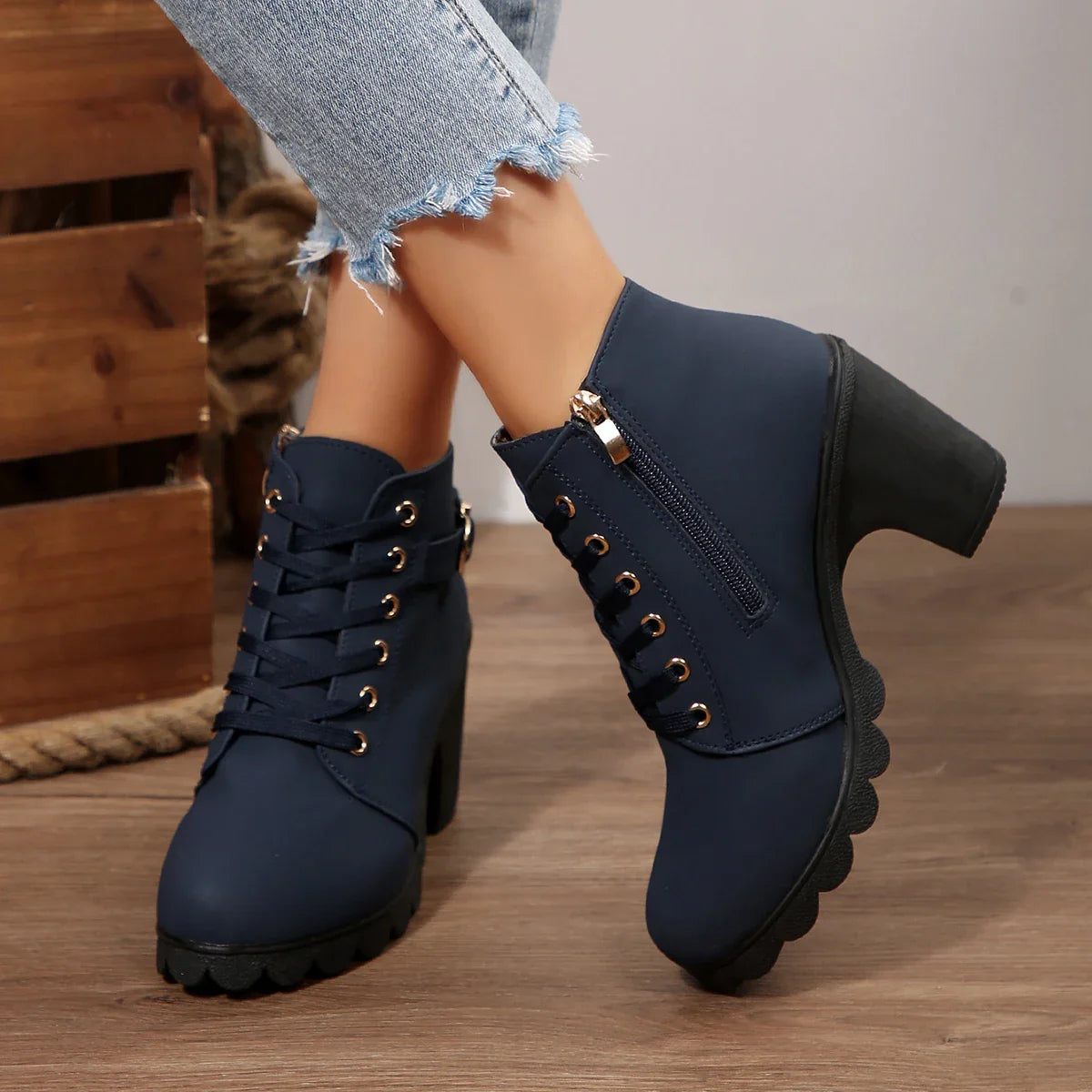 Coastal Zip-Up Boots