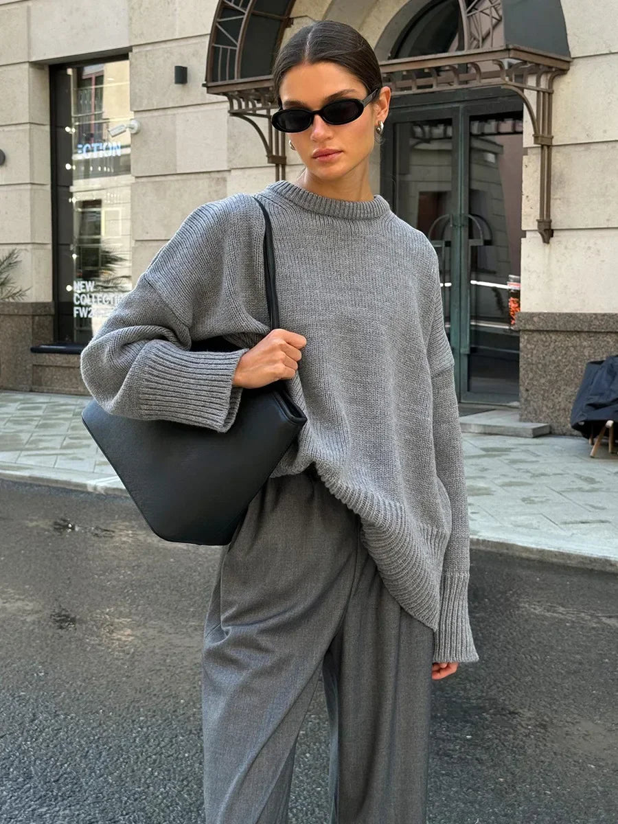 Relaxed Ribbed Sweater