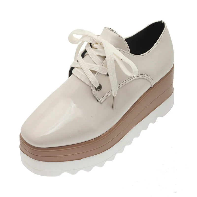 Simple Lace-Up Sneakers