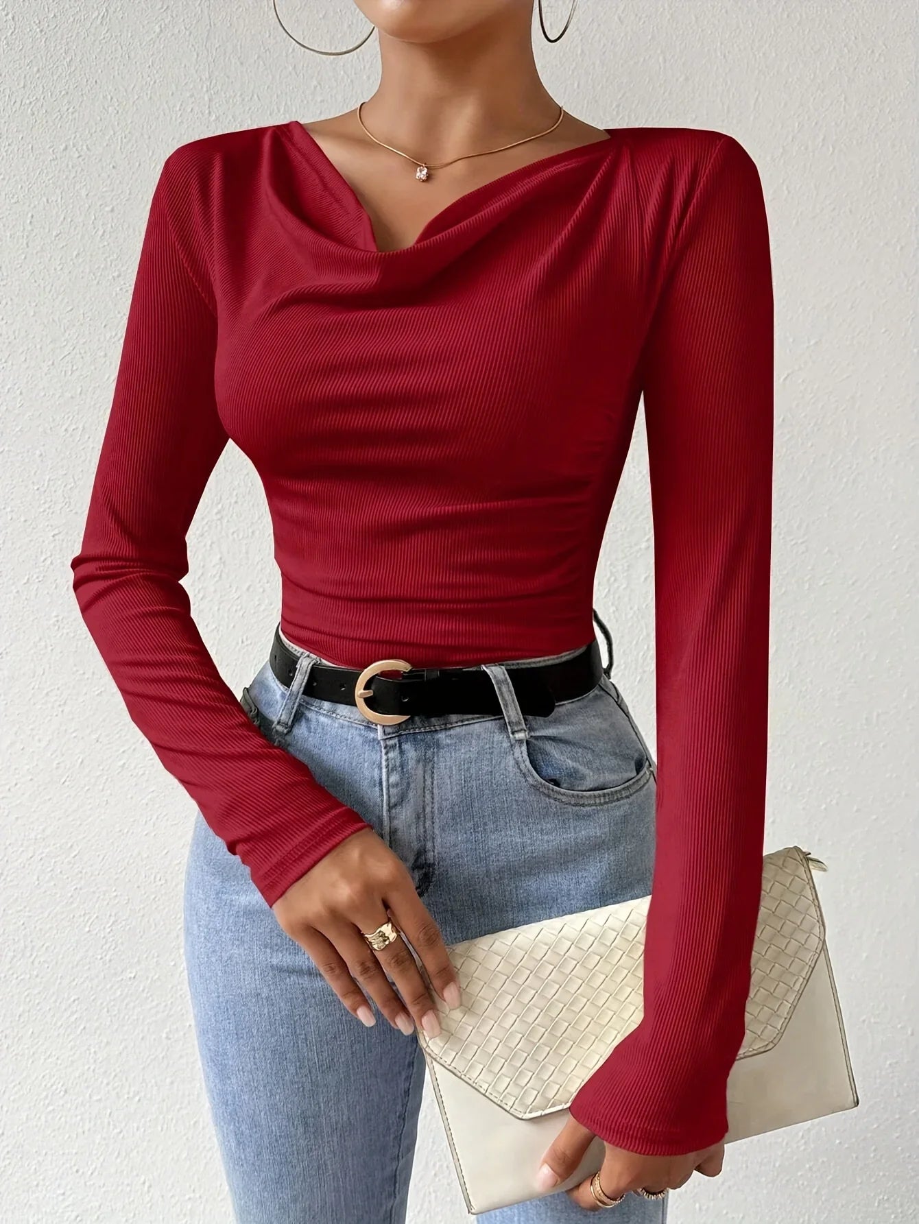 Romantic Swiss-Dot Blouse