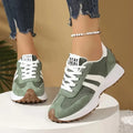 Natural Lace-Up Sneakers