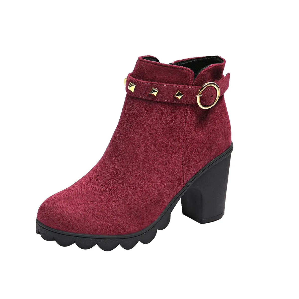 Comfortable Block-Heel Boots