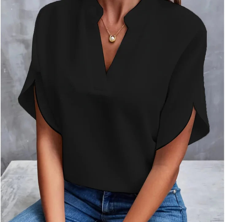 Feminine Embroidered Blouse