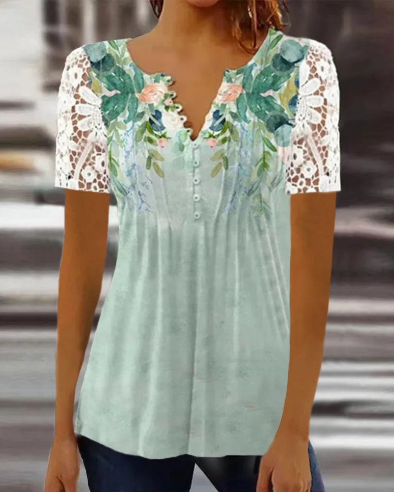 Graceful Wrap Blouse