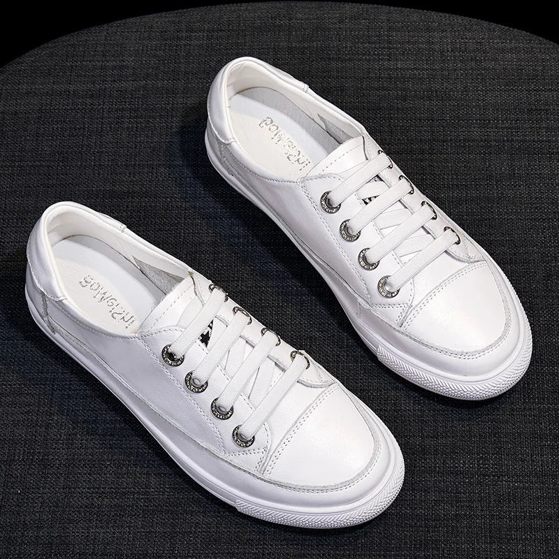 Relaxed Lace-Up Sneakers