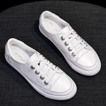 Relaxed Lace-Up Sneakers
