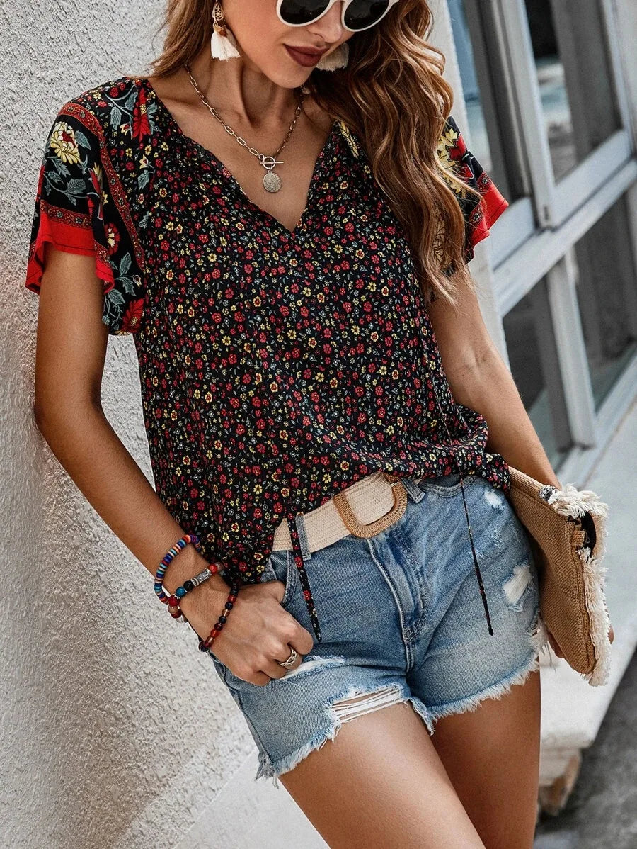 Breezy Embroidered Blouse