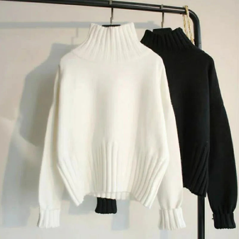 Casual Cropped Sweater