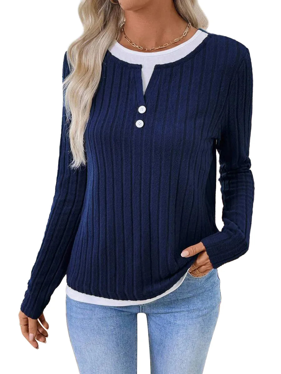 Classic Textured Blouse