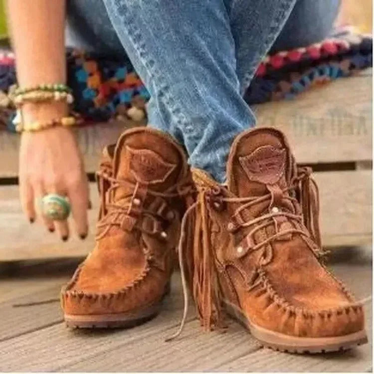 Casual Faux-Suede Boots
