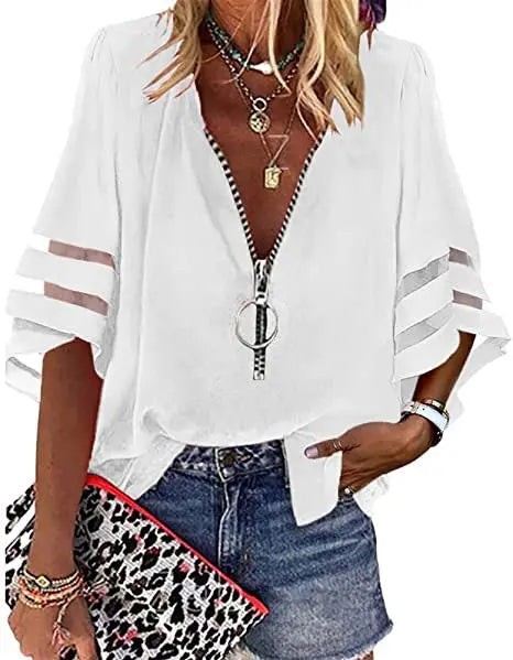 Breezy Wrap Blouse