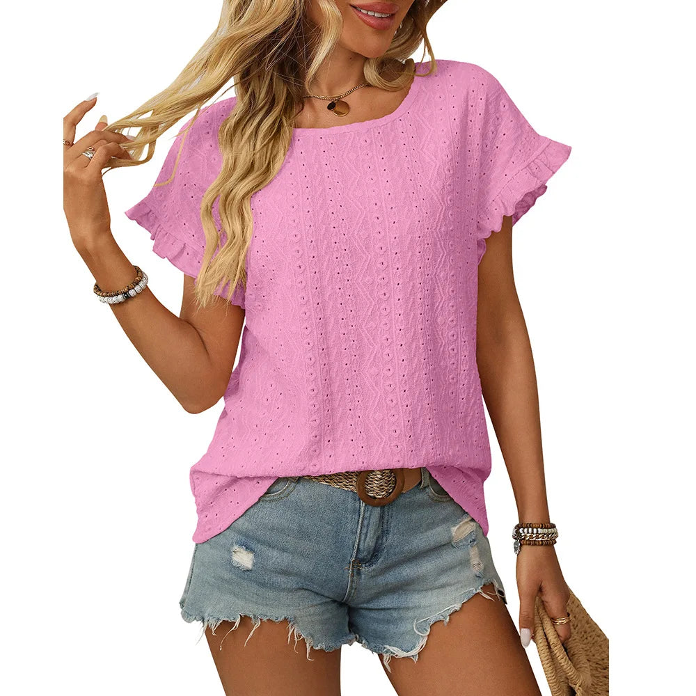 Cottage Tie-Neck Blouse