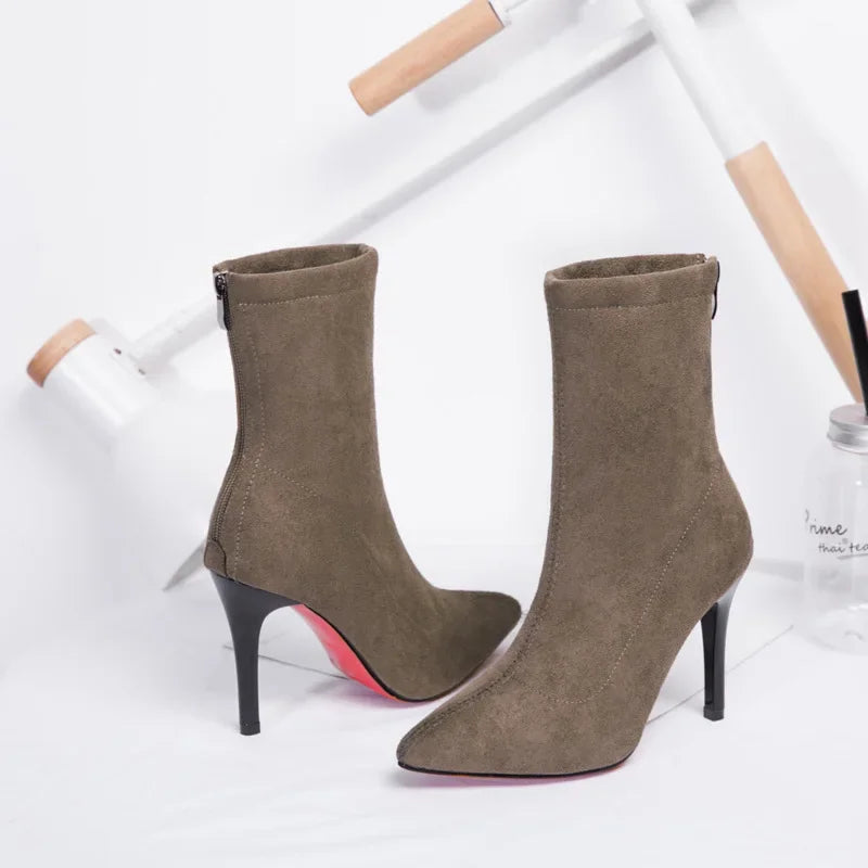 Minimal Suede Boots