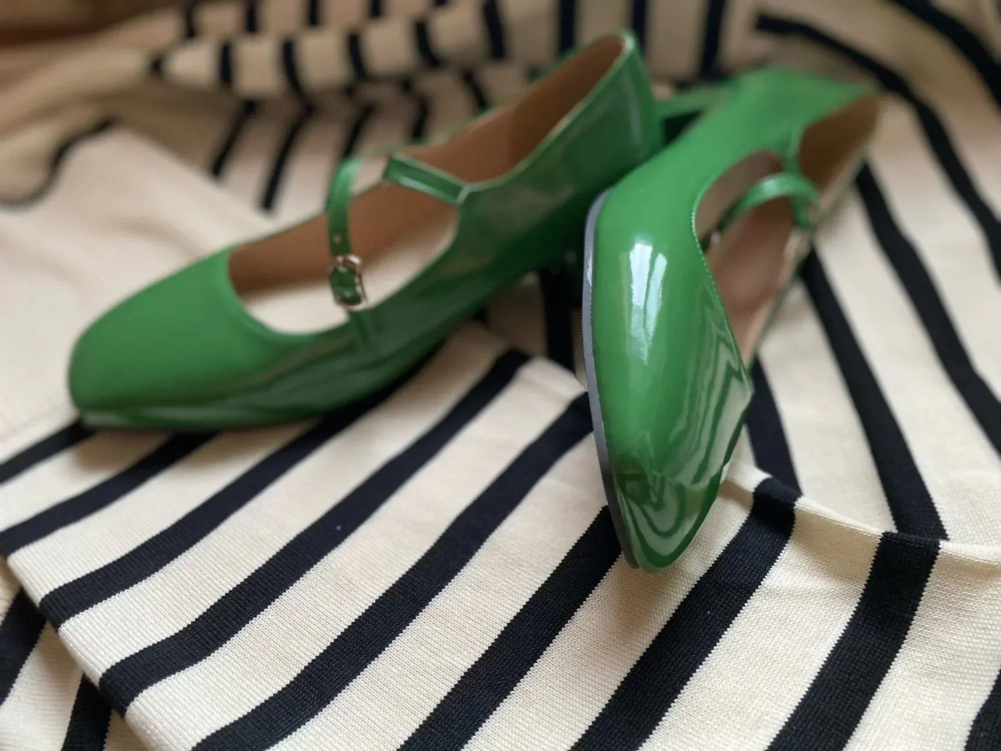 Natural Buckled Shoes