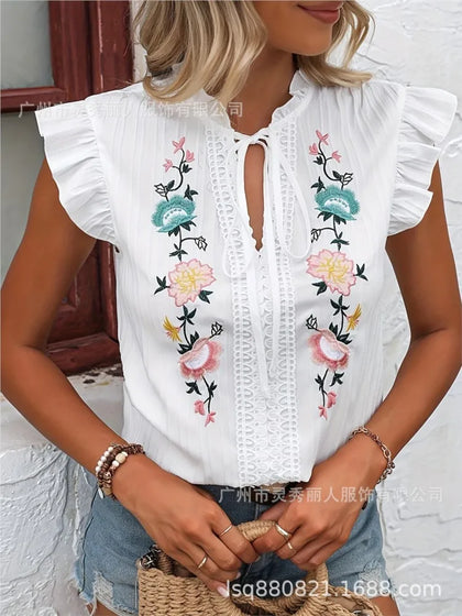 Elegant Linen Blouse