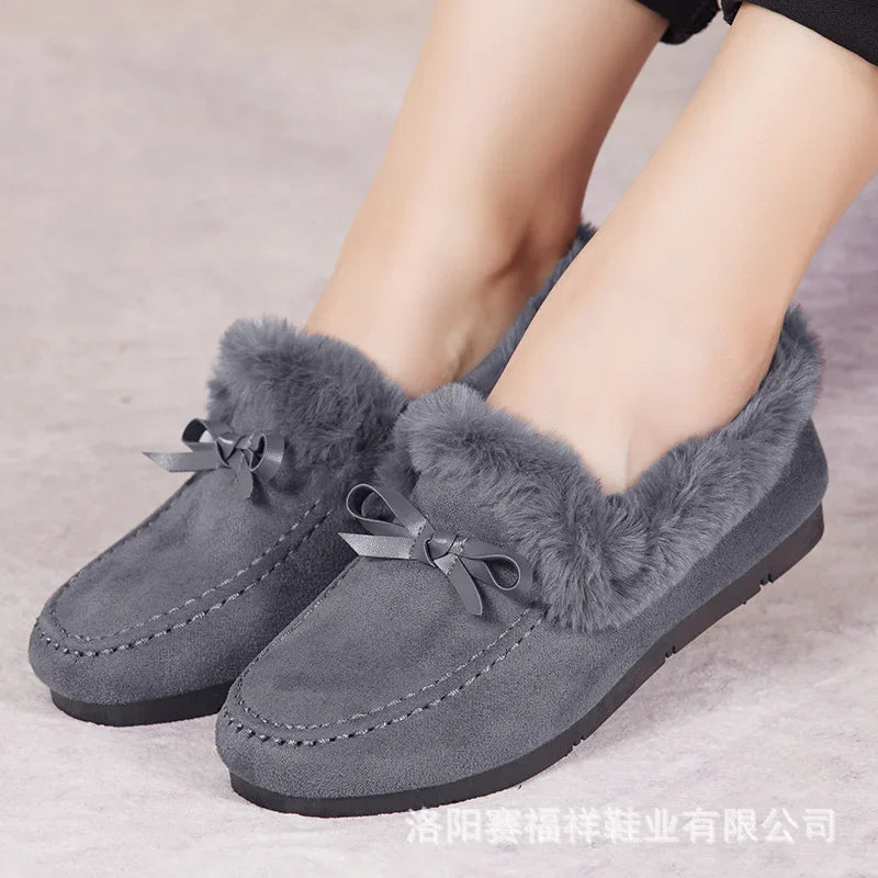 Natural Zip-Up Boots