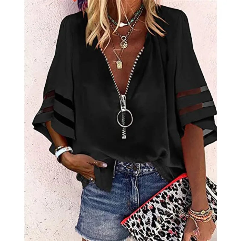 Sunday Wrap Blouse